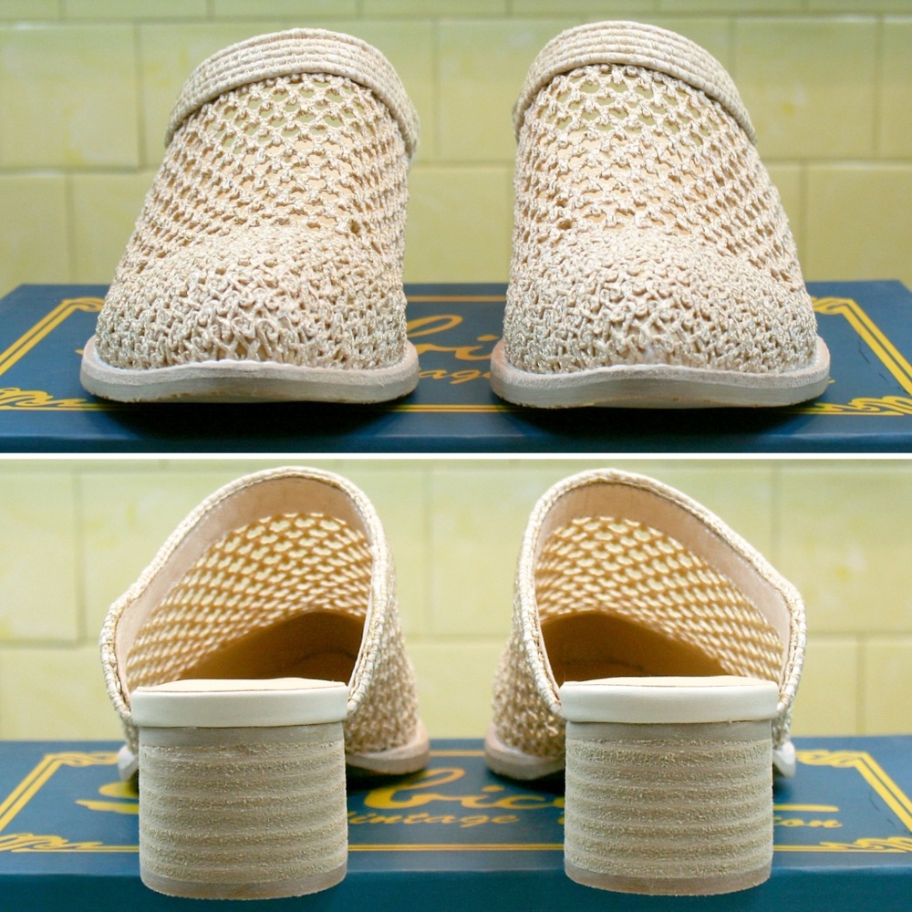 ⚡LAST PAIR⚡PRICE DROP⚡ Woven Raffia Mule NIB - Picture 4 of 8